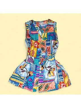 American Vintage Women's Multi and Blue Dress
